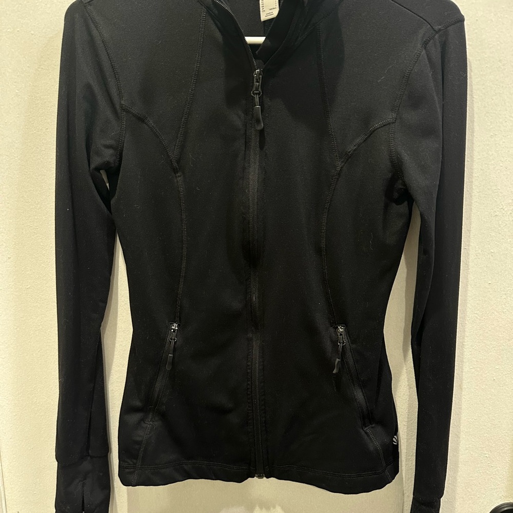 Forever 21 Black Zip-Up Hoodie